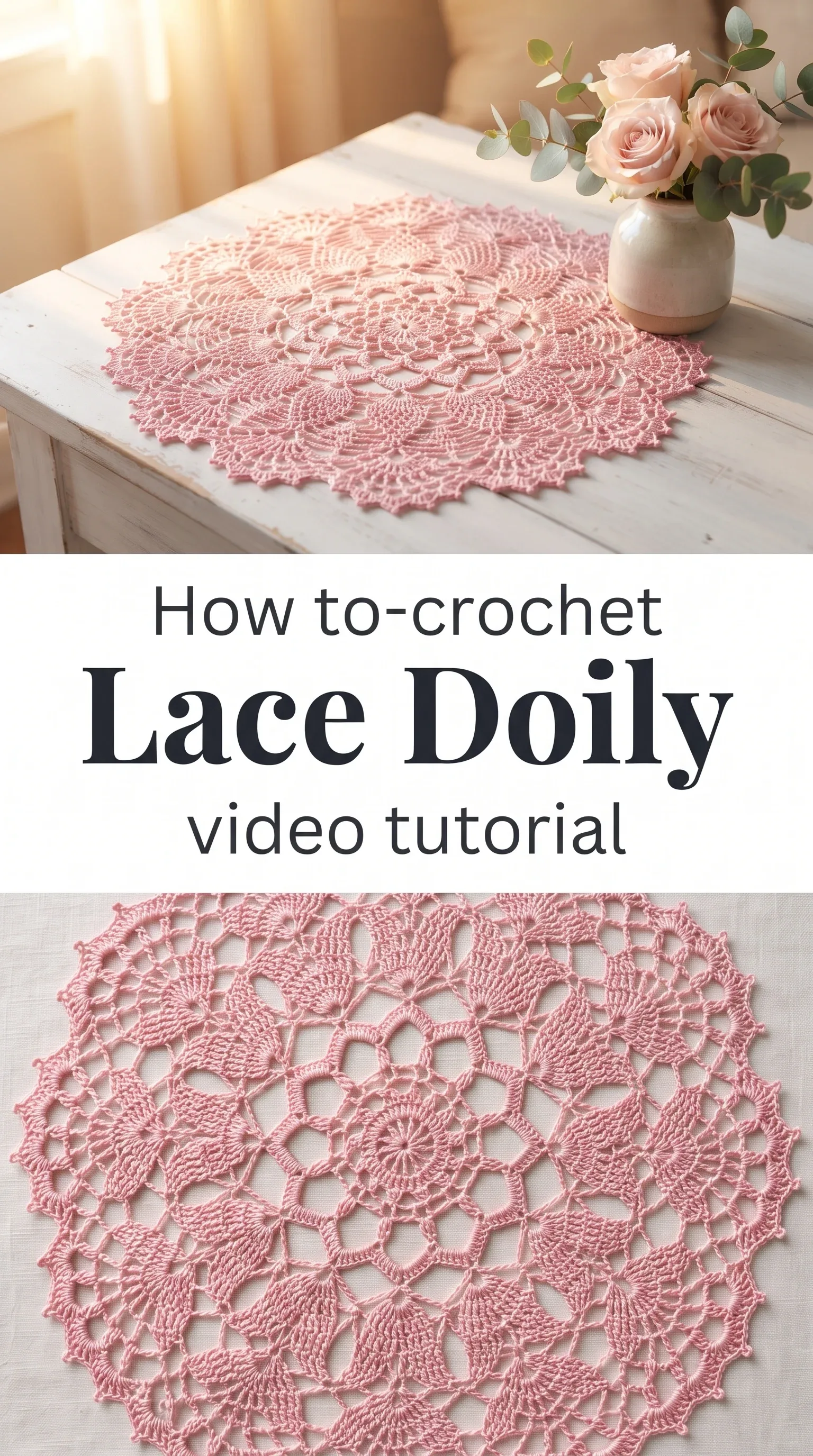 Crochet Lace Doily: A Timeless and Delicate Accent