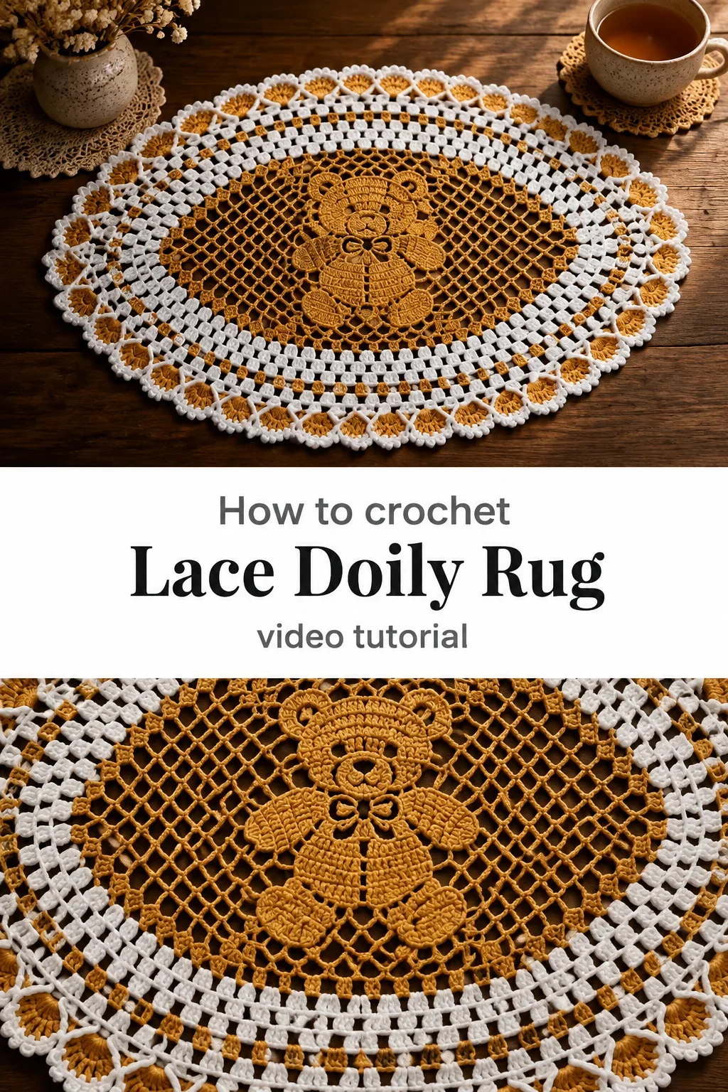 Crochet Lace Doily Rug: A Stunning Home Décor Accent