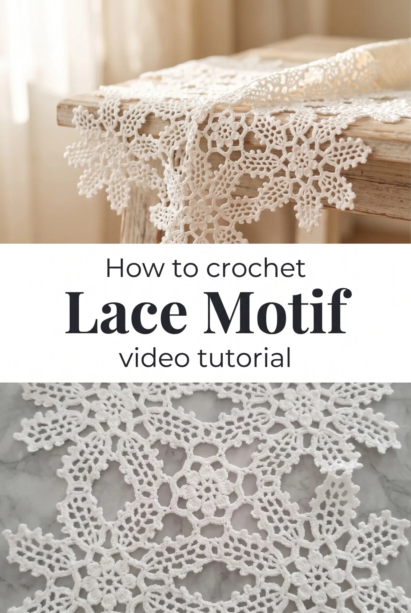 Crochet Lace Motif: A Beautiful Delicate Design