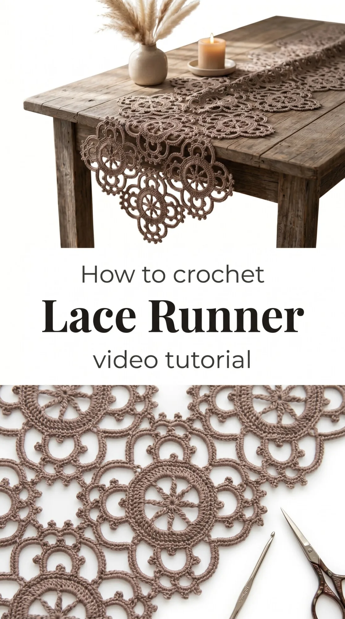 Crochet Lace Runner: A Delicate Decorative Treasure