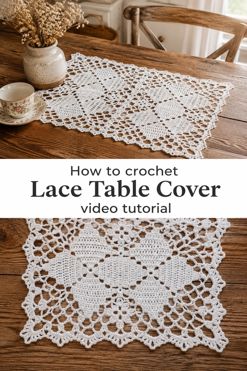 Crochet Lace Table Cover: A Timeless and Elegant Classic