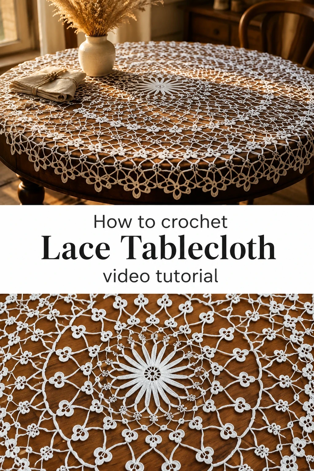 Crochet Lace Tablecloth: A Timeless Elegant Statement
