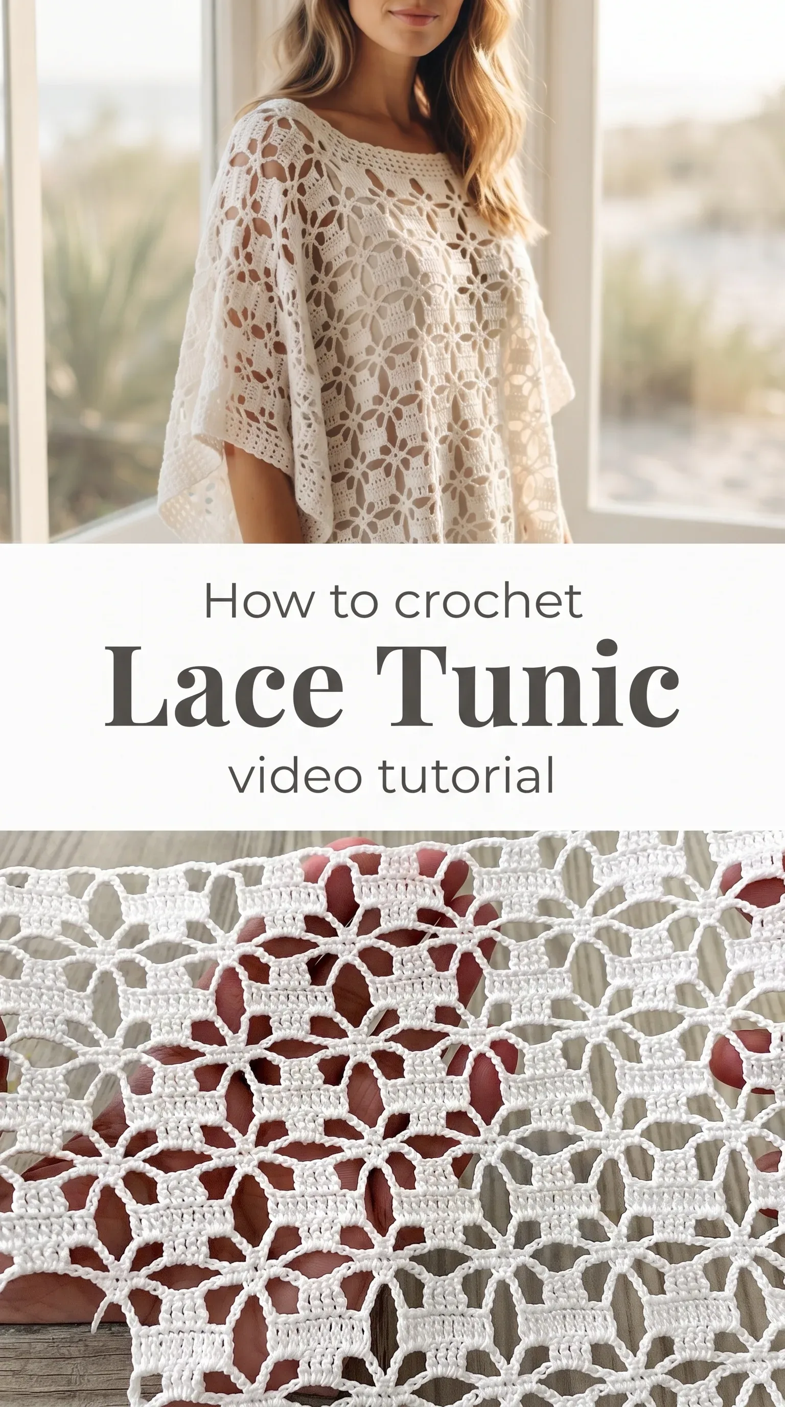 Crochet Lace Tunic: A Delicate and Timeless Classic