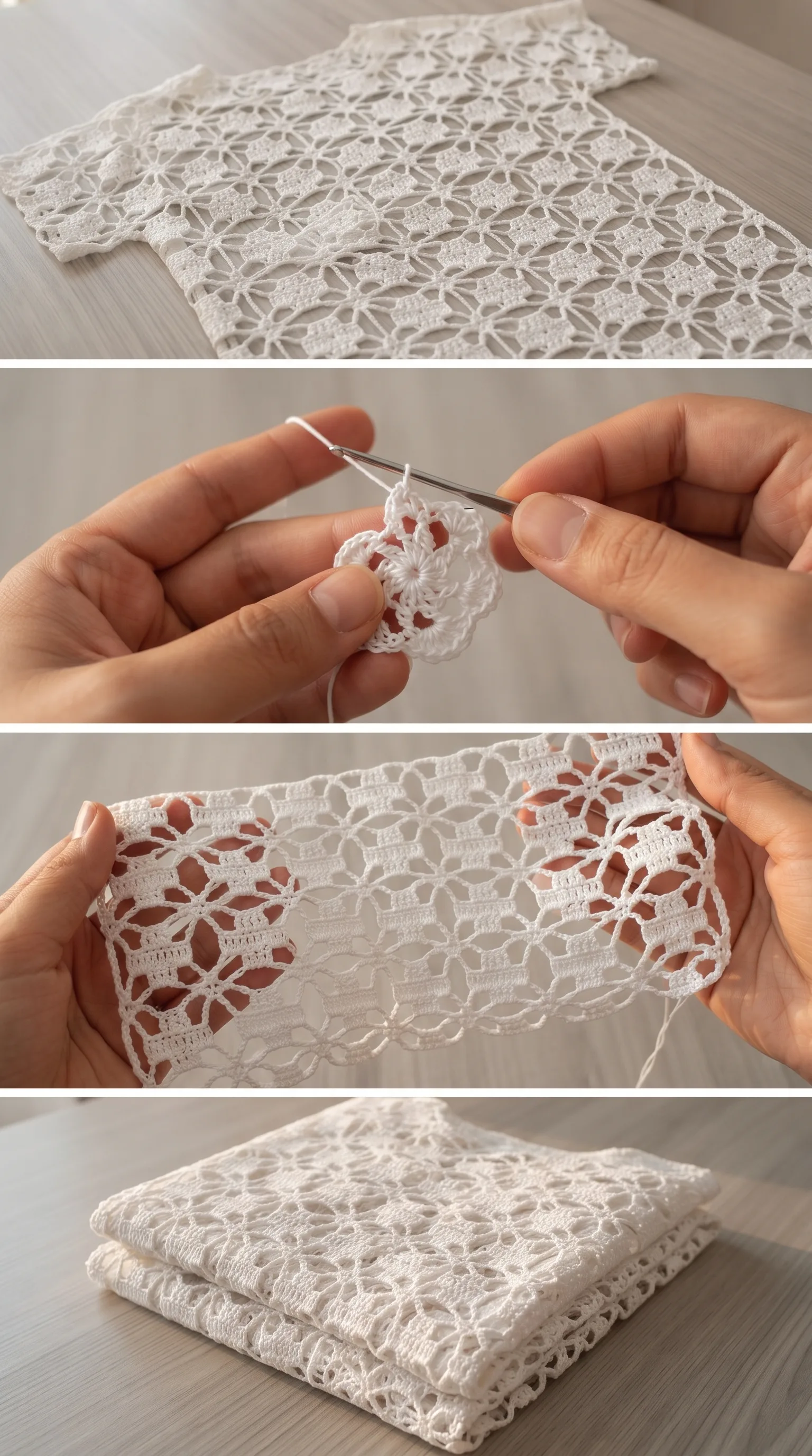 Crochet Lace Tunic: A Delicate and Timeless Classic pattern