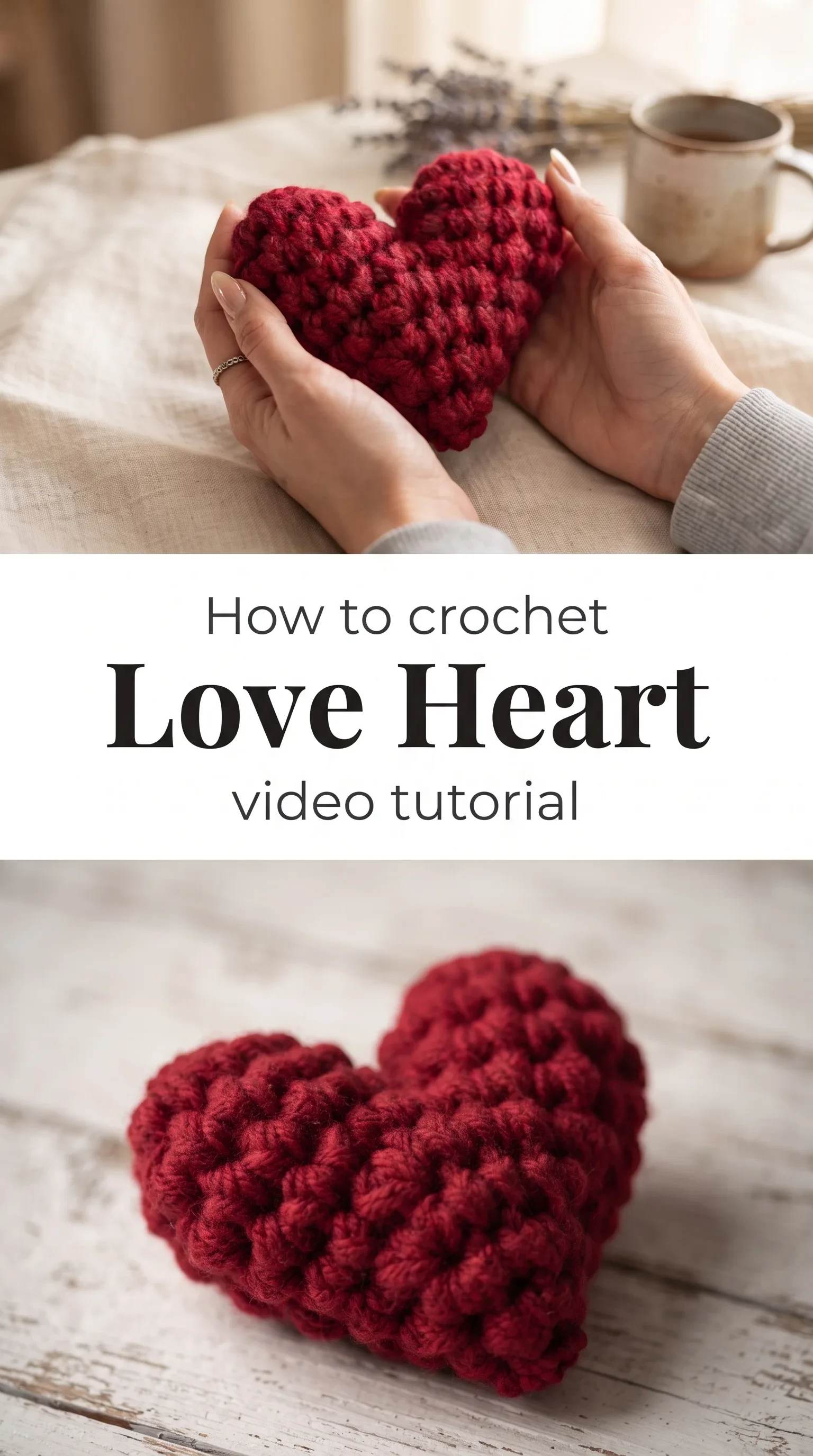 Crochet Love Heart: A Sweet and Charming Keepsake