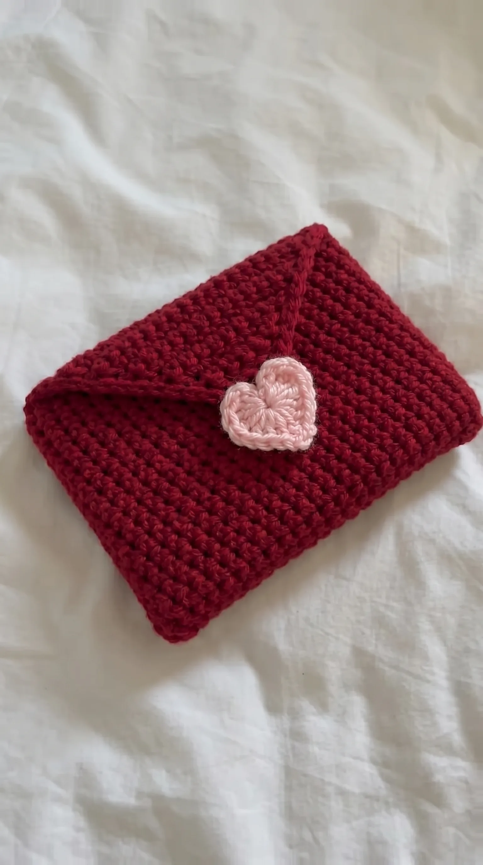 Crochet Love Letter Book Sleeve: A Romantic Keepsake