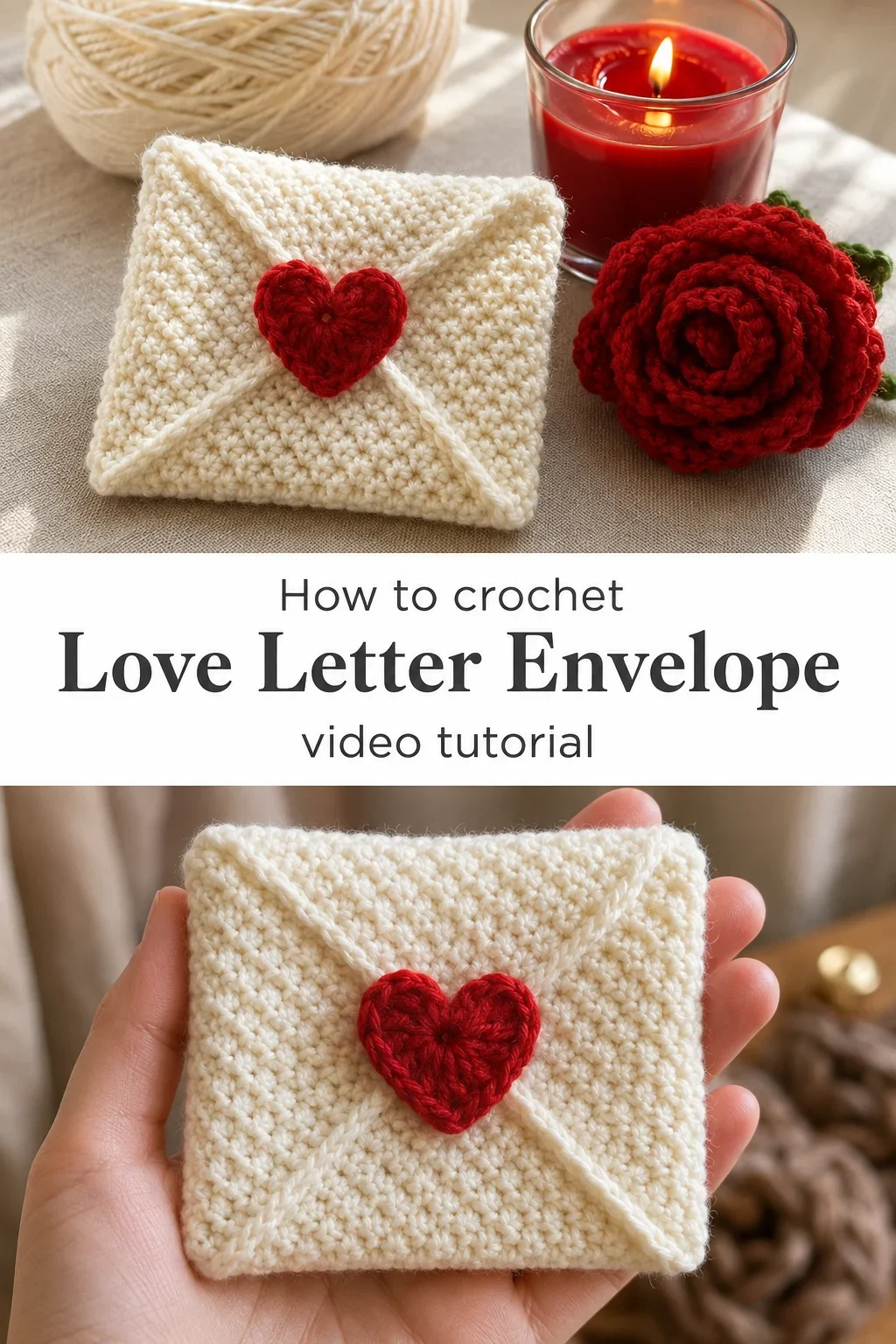 Crochet Love Letter Envelope: A Romantic Handmade Keepsake