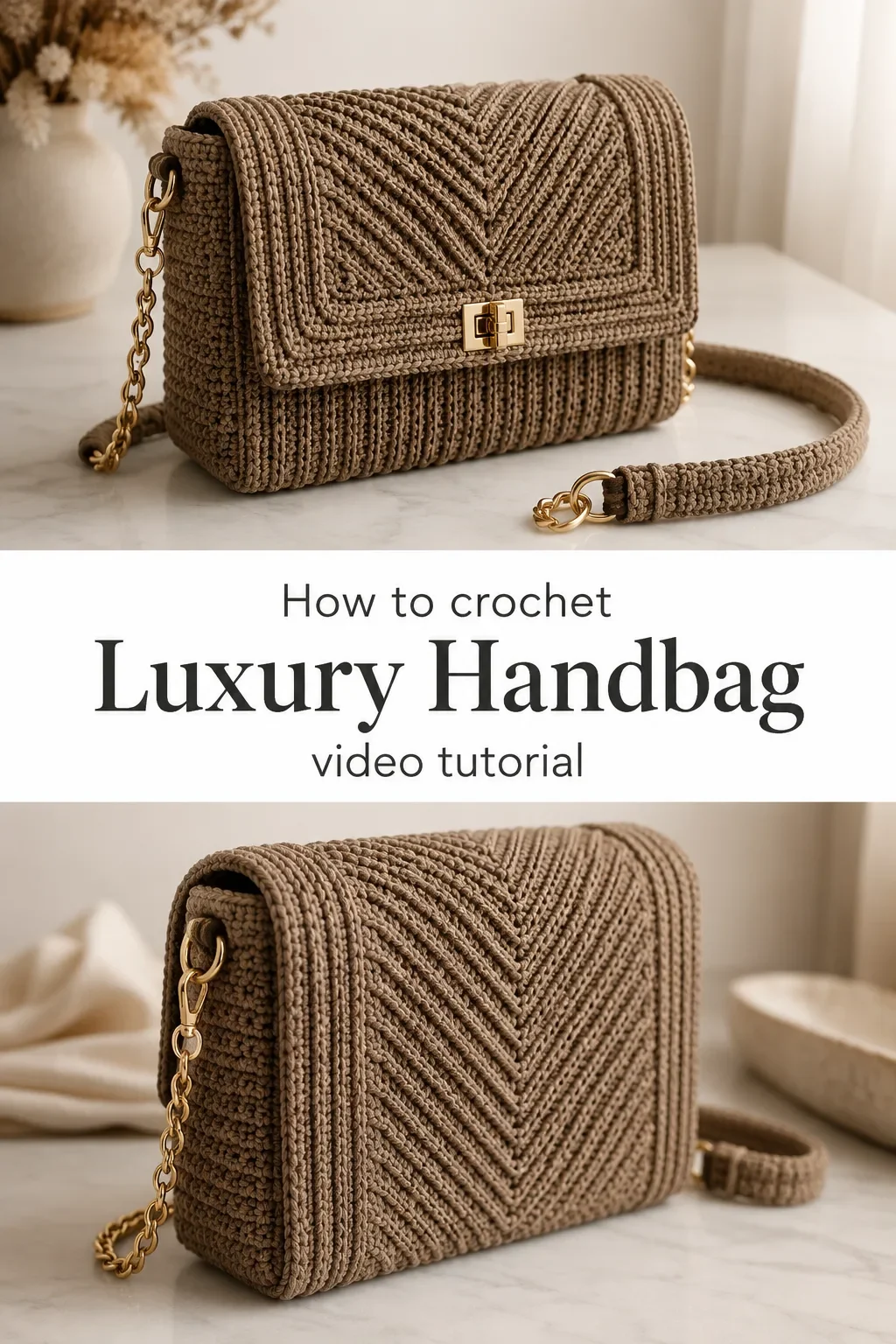 Crochet Luxury Handbag: A Chic and Timeless Accessory