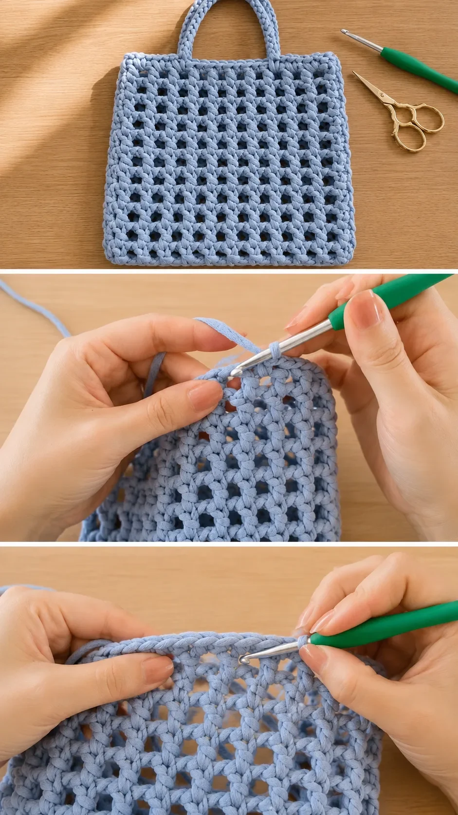 Crochet Market Net Bag: A Chic and Versatile Carry-All pattern