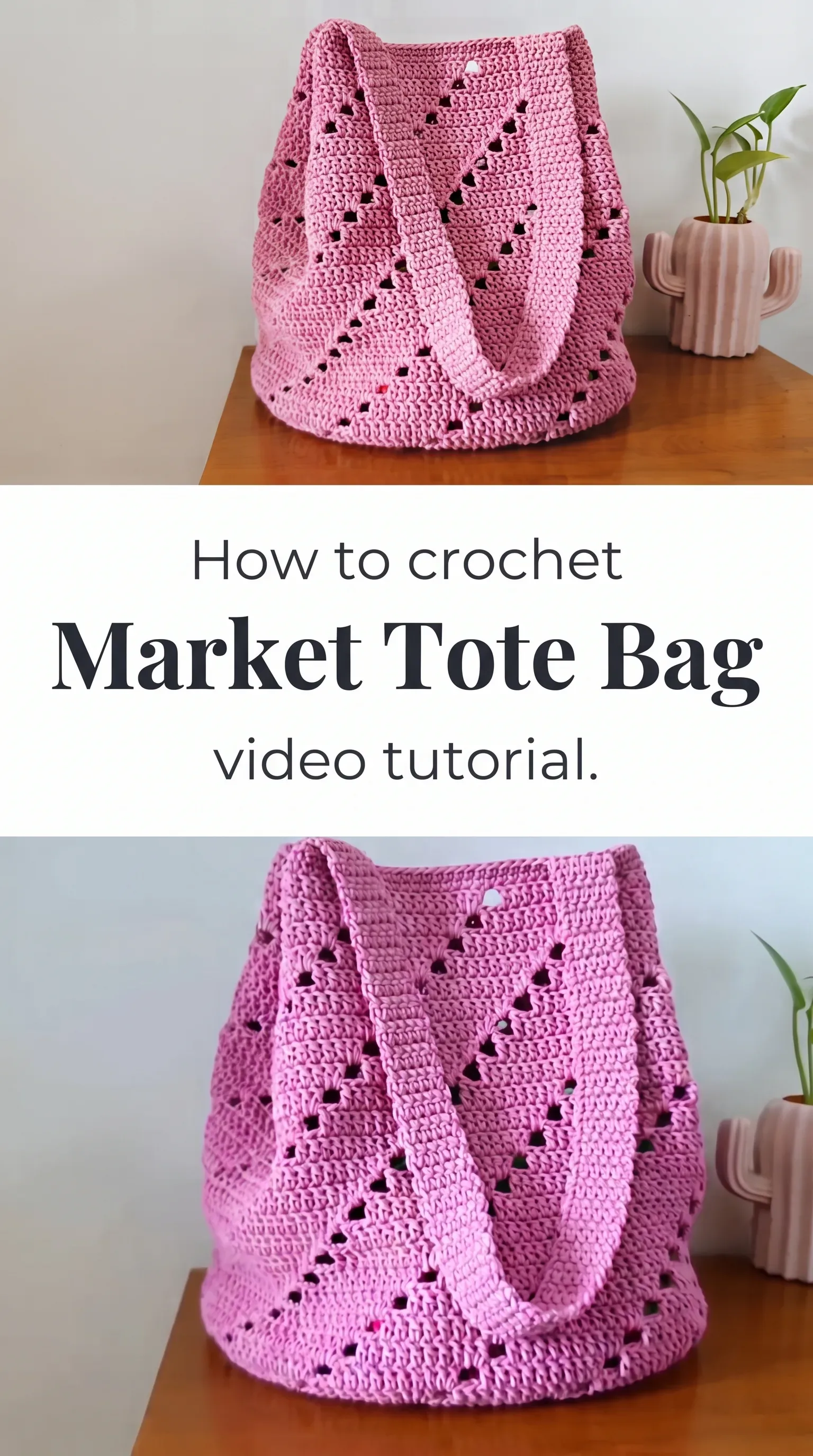 Crochet Market Tote: A Chic and Functional Everyday Bag