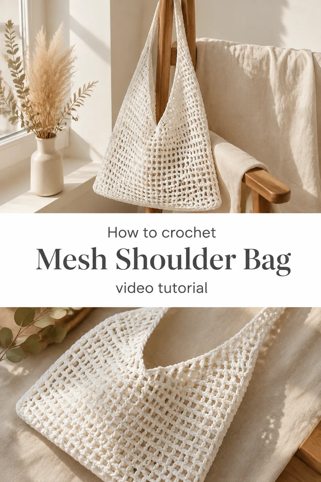Crochet Mesh Shoulder Bag: A Chic Everyday Essential