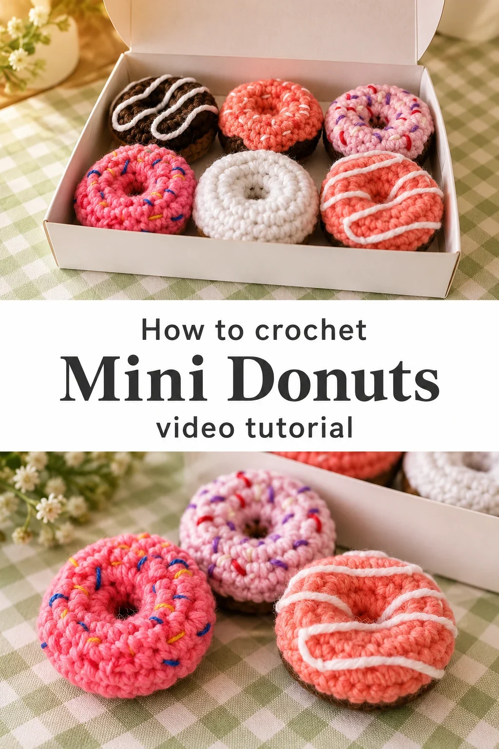 Crochet Mini Donuts: A Sweet and Charming Delight