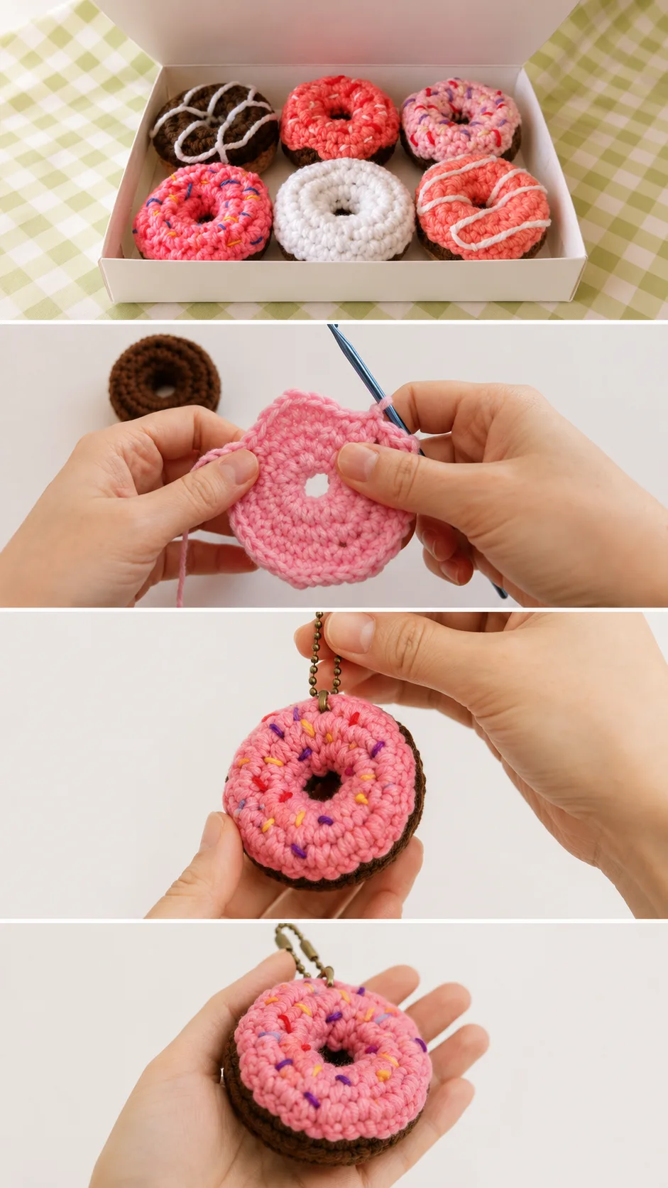 Crochet Mini Donuts: A Sweet and Charming Delight pattern