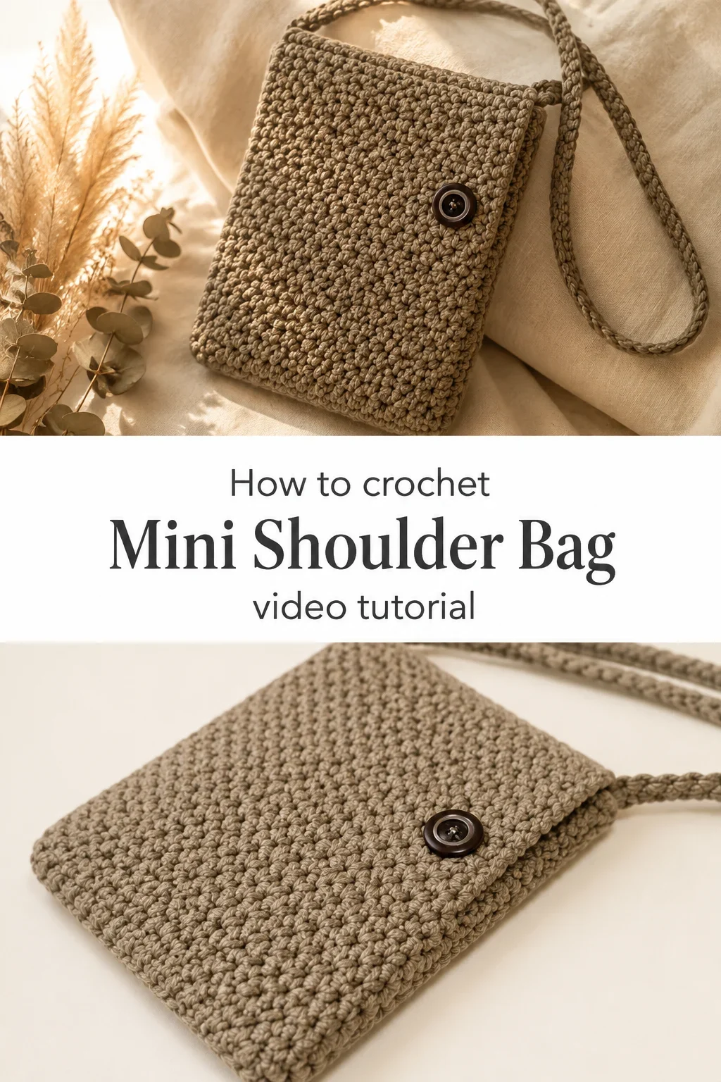 Crochet Mini Shoulder Bag: A Chic Everyday Accessory