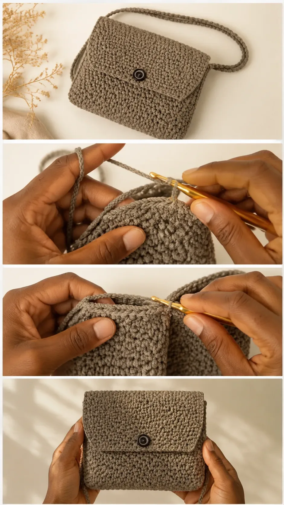 Crochet Mini Shoulder Bag: A Chic Everyday Accessory pattern