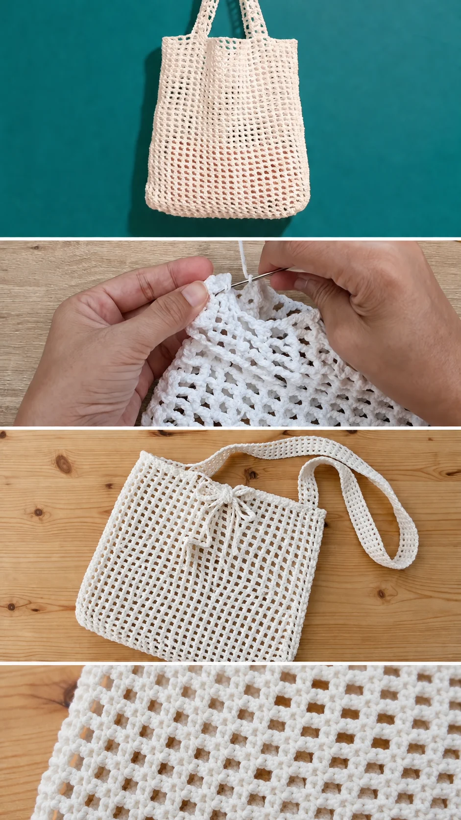 Crochet Net Bag: A Chic and Breezy Summer Staple pattern