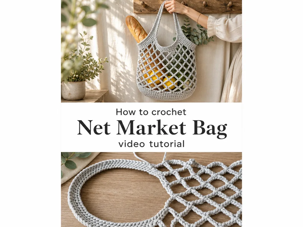 Crochet Net Market Bag: A Chic and Breezy Essential