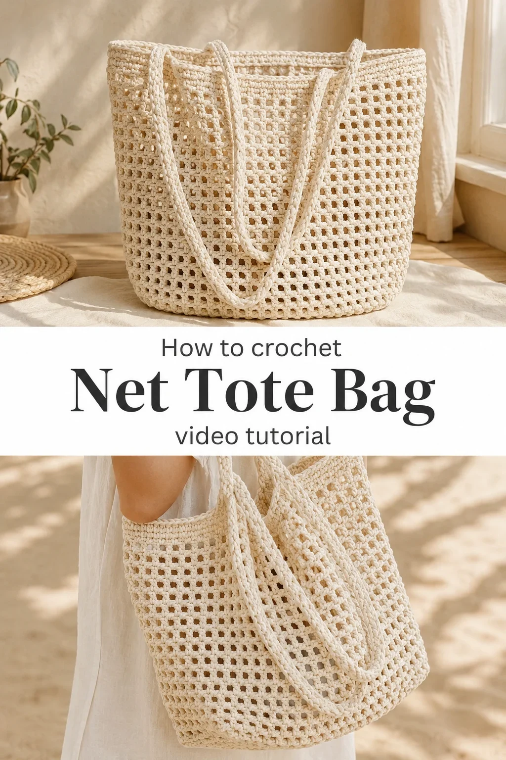 Crochet Net Tote Bag: A Chic and Airy Summer Essential