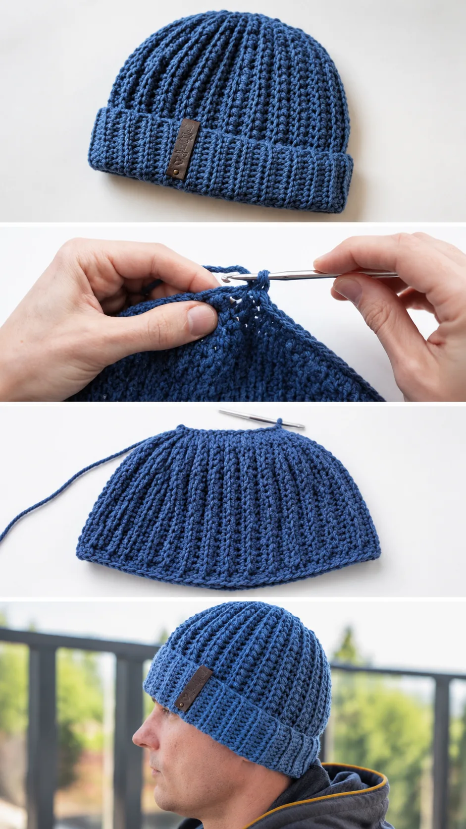 Crochet Nomad Beanie: A Bold and Rugged Essential pattern