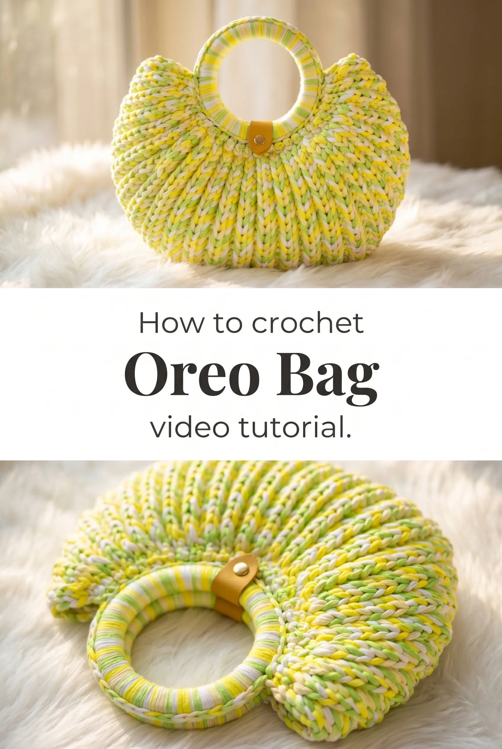 Crochet Oreo Bag: A Playful Statement Piece