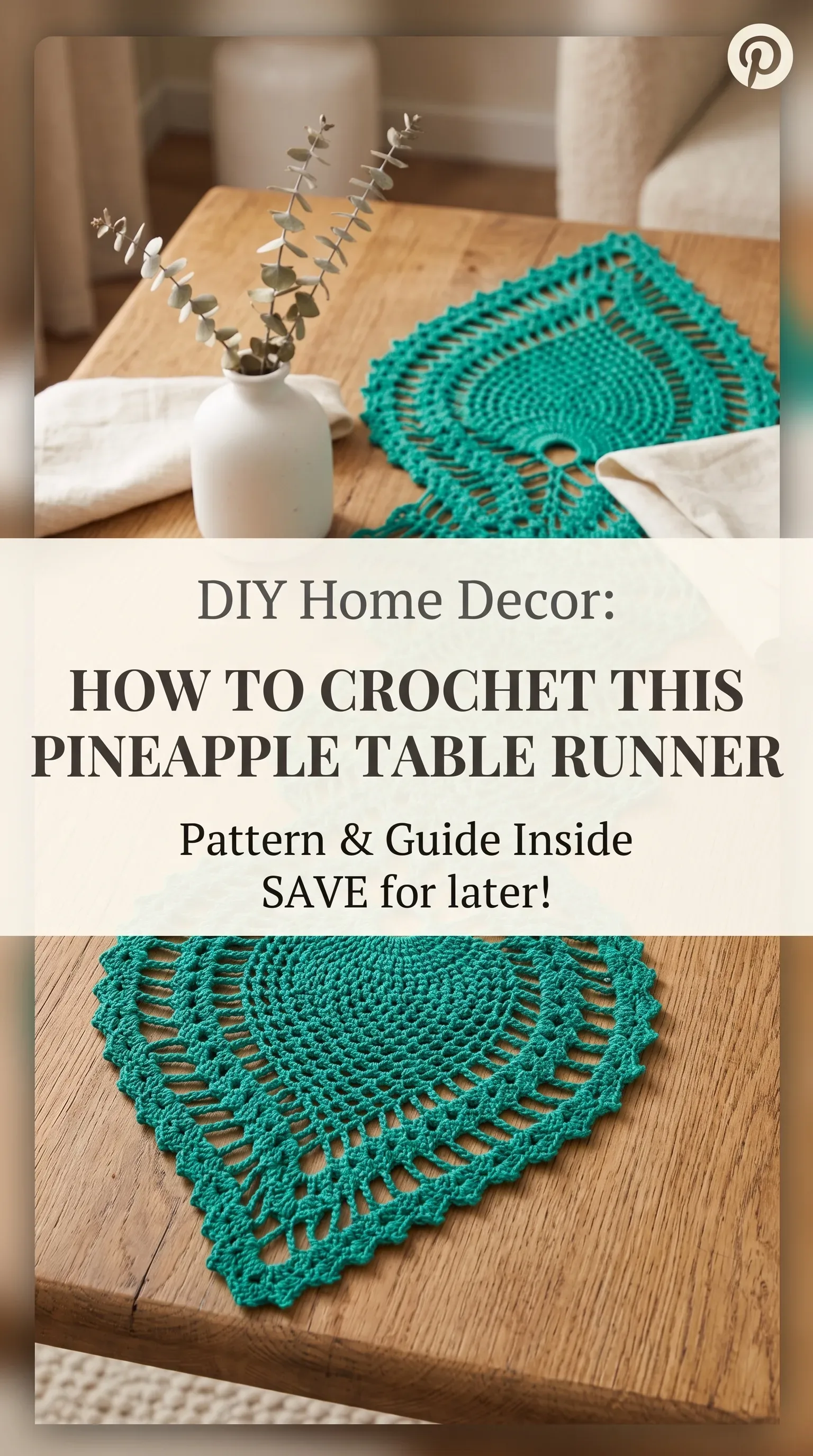 Crochet Pineapple Table Runner: A Timeless Elegant Touch
