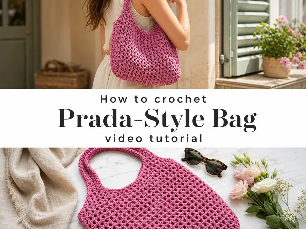 Crochet Prada Style Bag: A Chic and Trendy Accessory