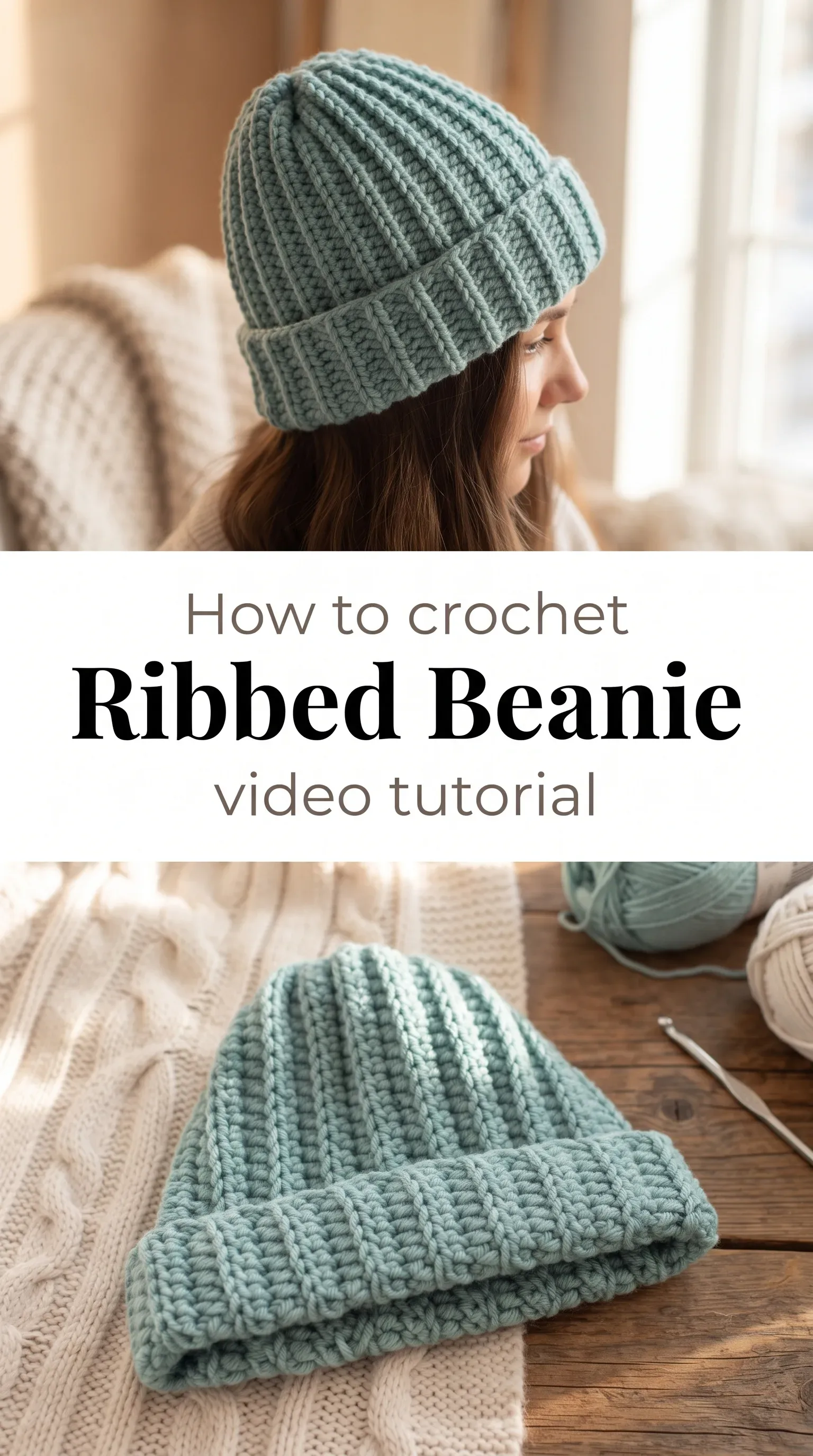 Crochet Ribbed Beanie: A Cozy Winter Essential