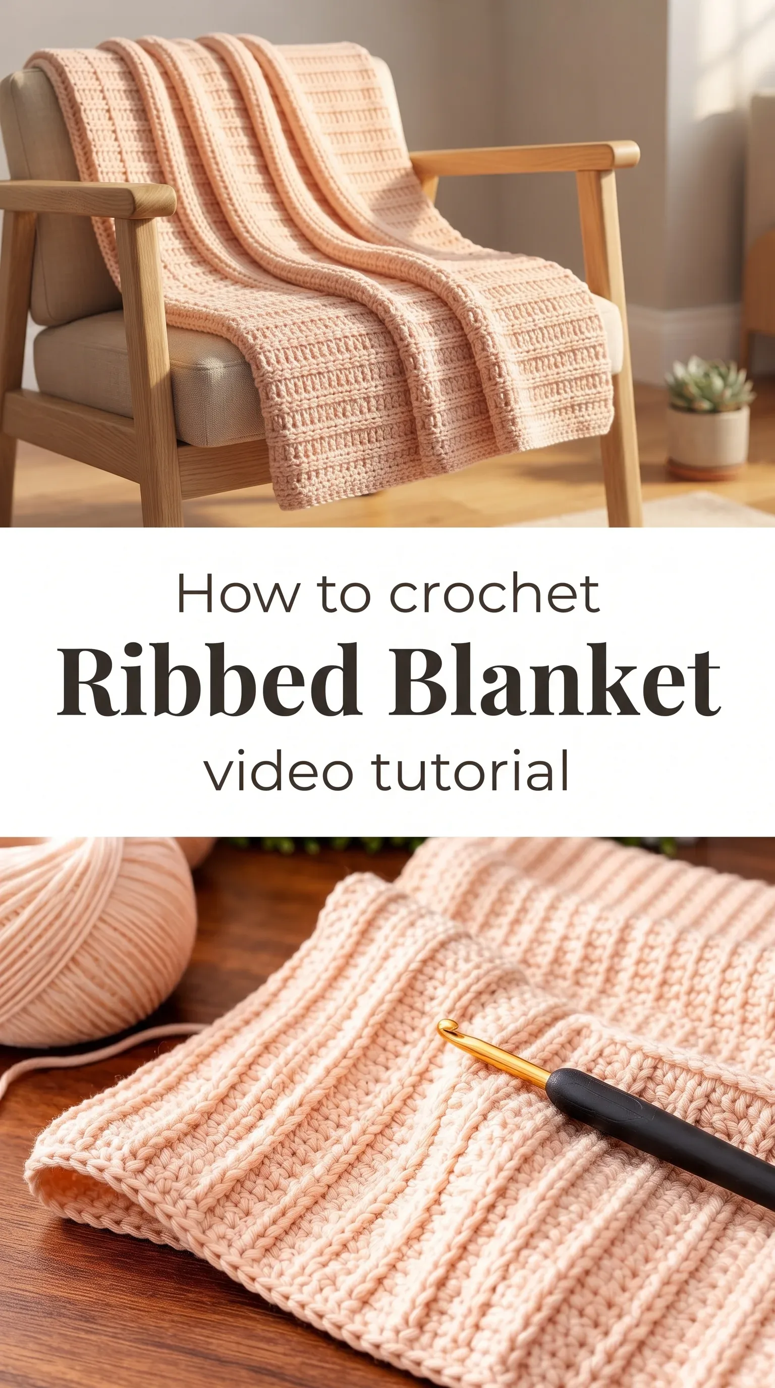 Crochet Ribbed Blanket: A Timeless and Cozy Classic