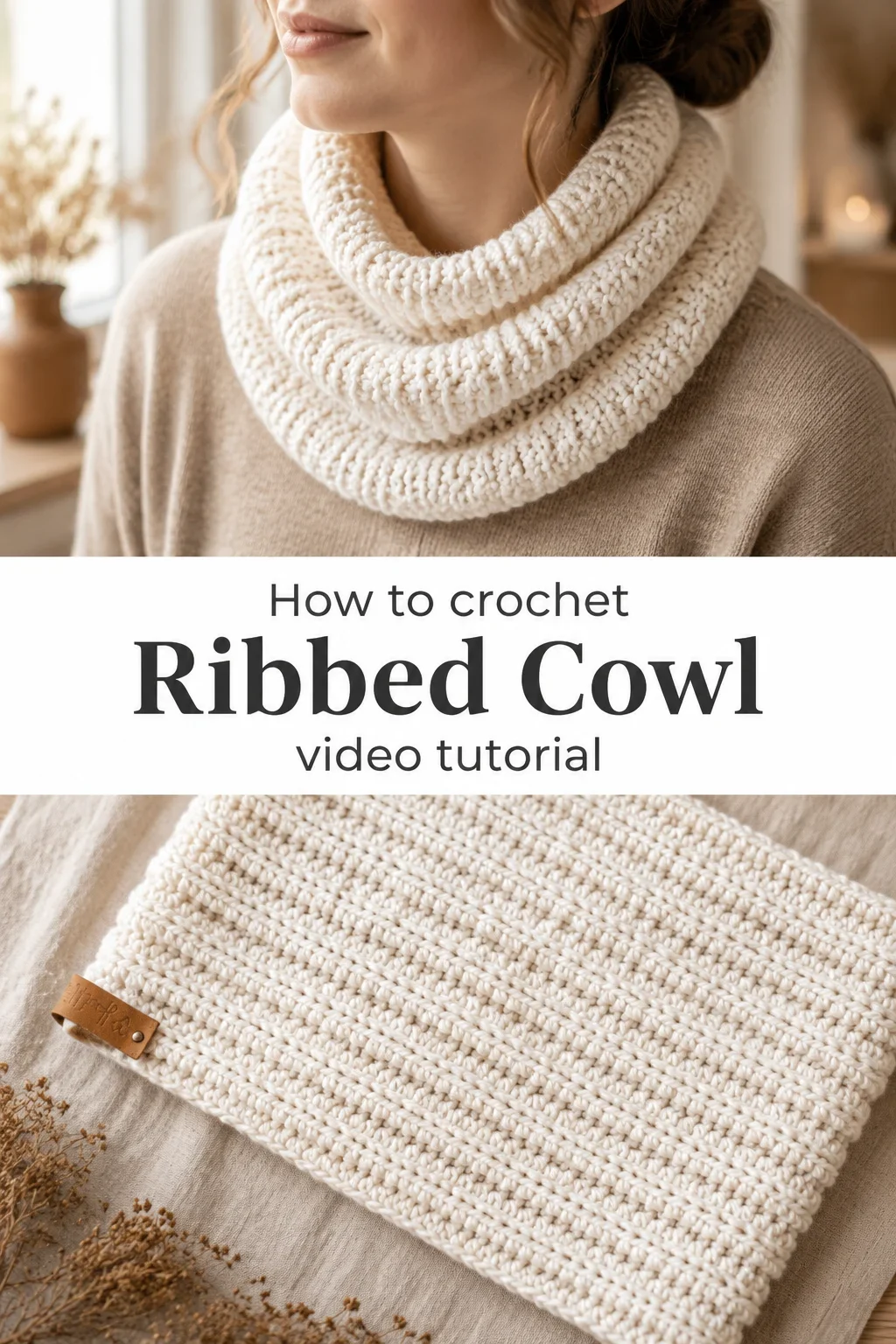 Crochet Ribbed Cowl: A Warm and Cozy Neck Essential