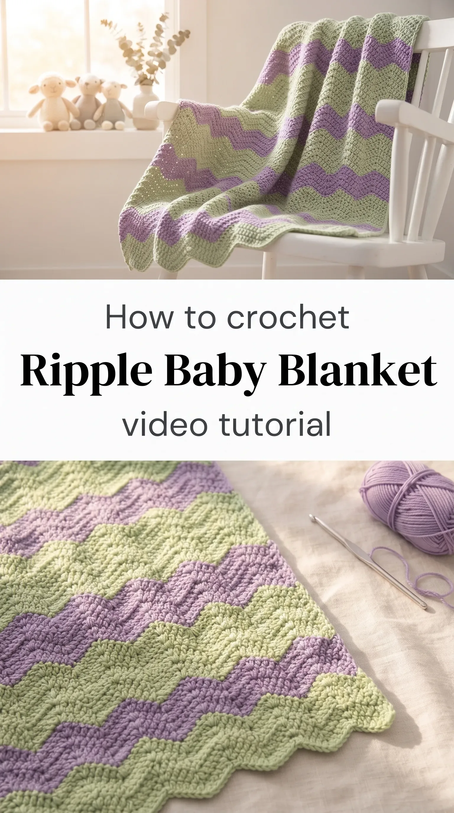 Crochet Ripple Baby Blanket: A Sweet and Timeless Treasure