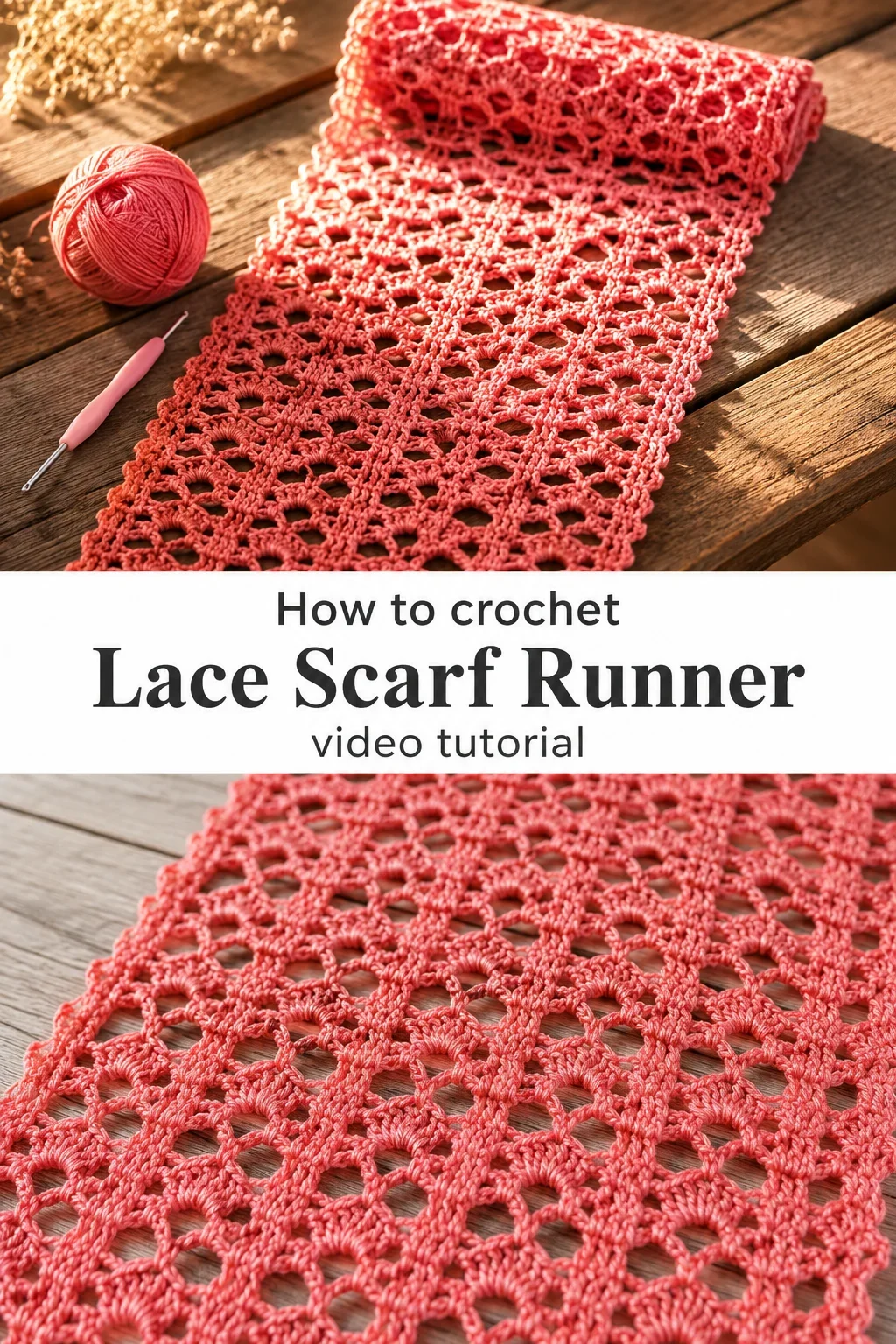Crochet Scarf Table Runner: A Timeless Handmade Accent