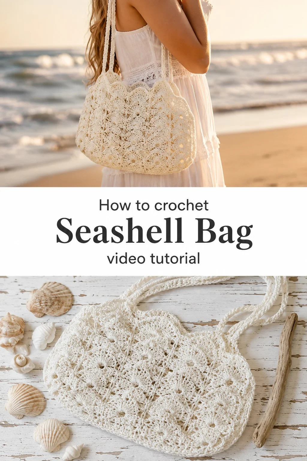 Crochet Seashell Bag: A Breezy Coastal Treasure