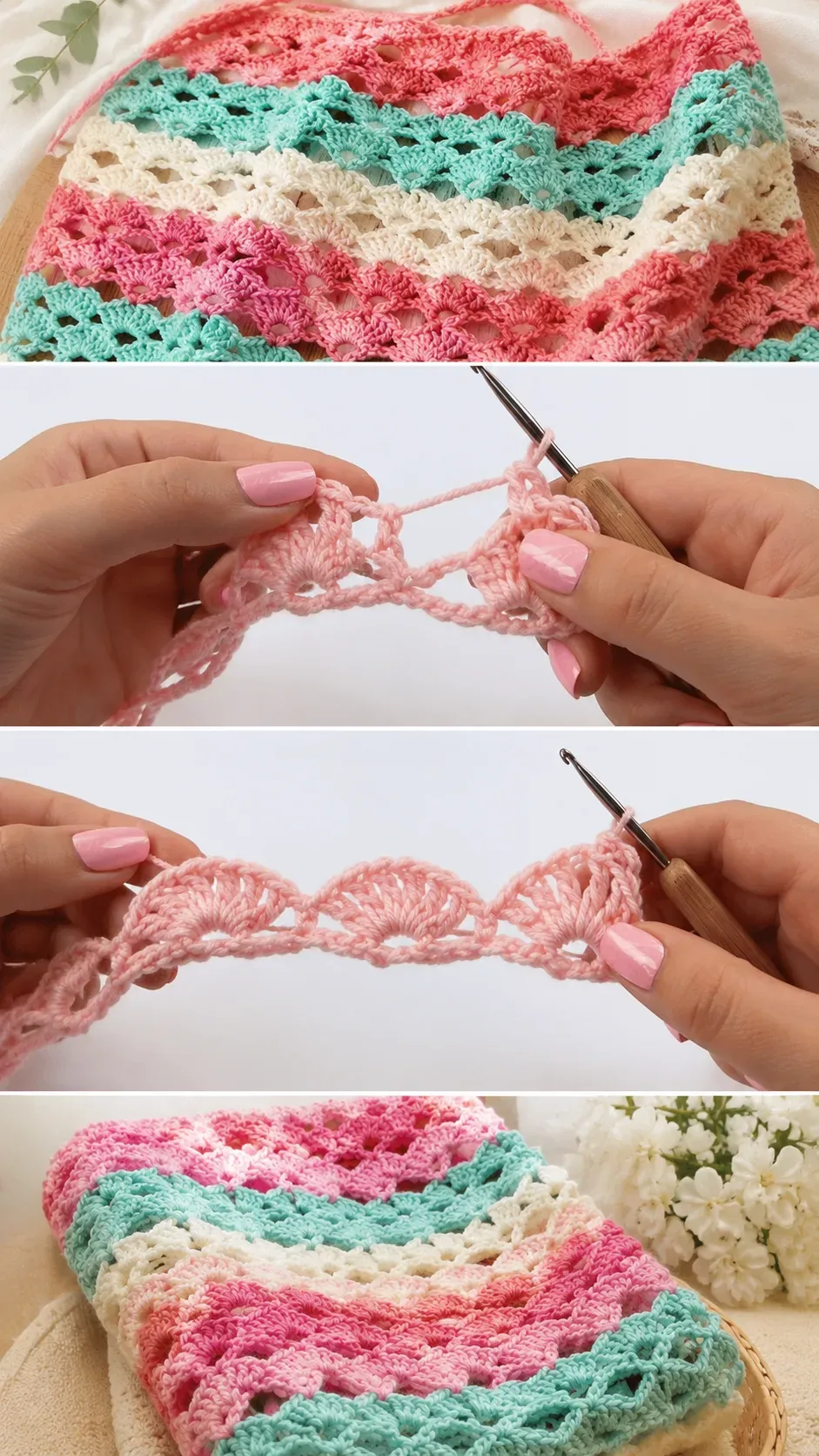 Crochet Shell Stitch: A Timeless and Elegant Classic pattern
