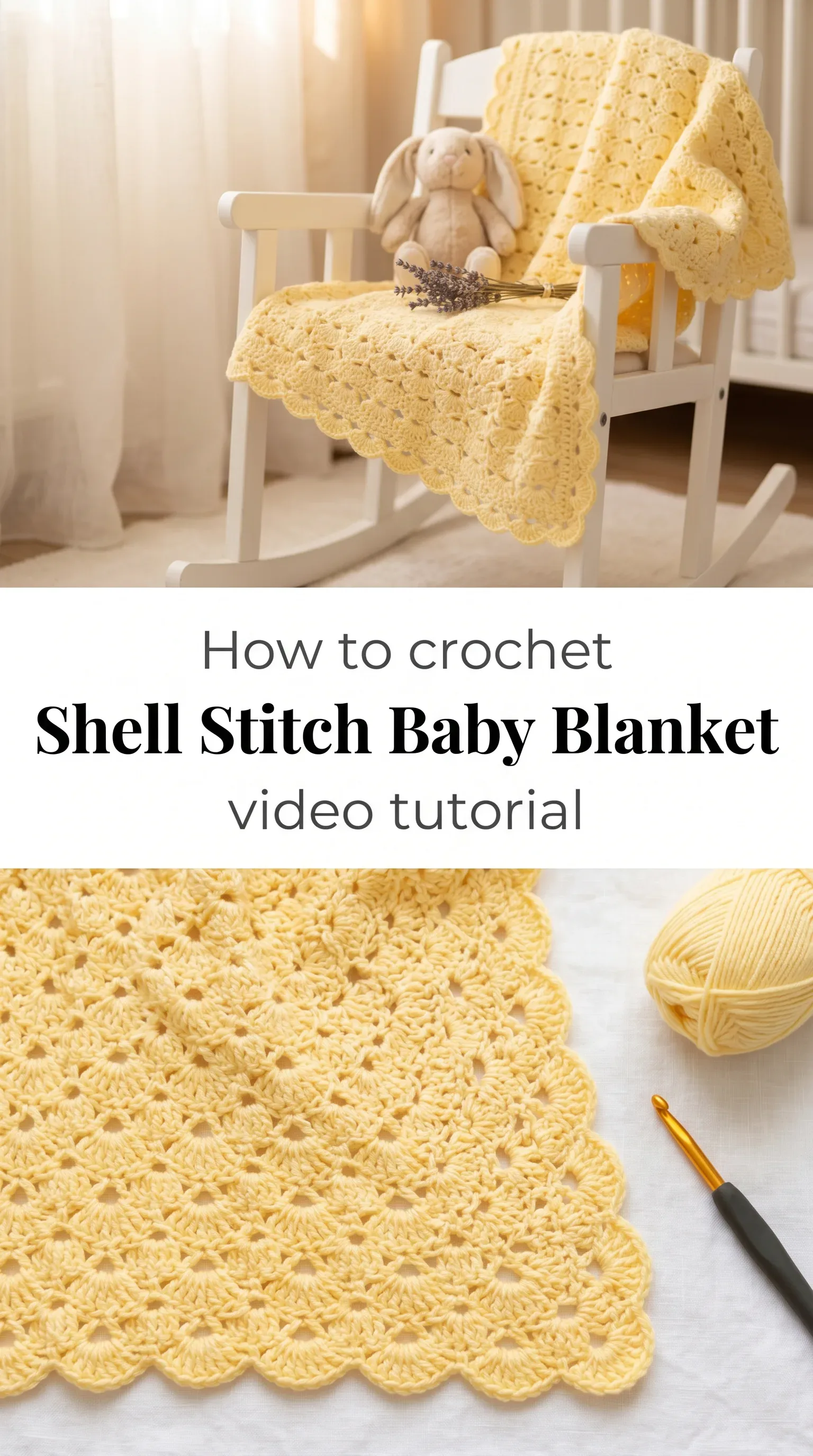 Crochet Shell Stitch Baby Blanket: A Sweet Cherished Wrap