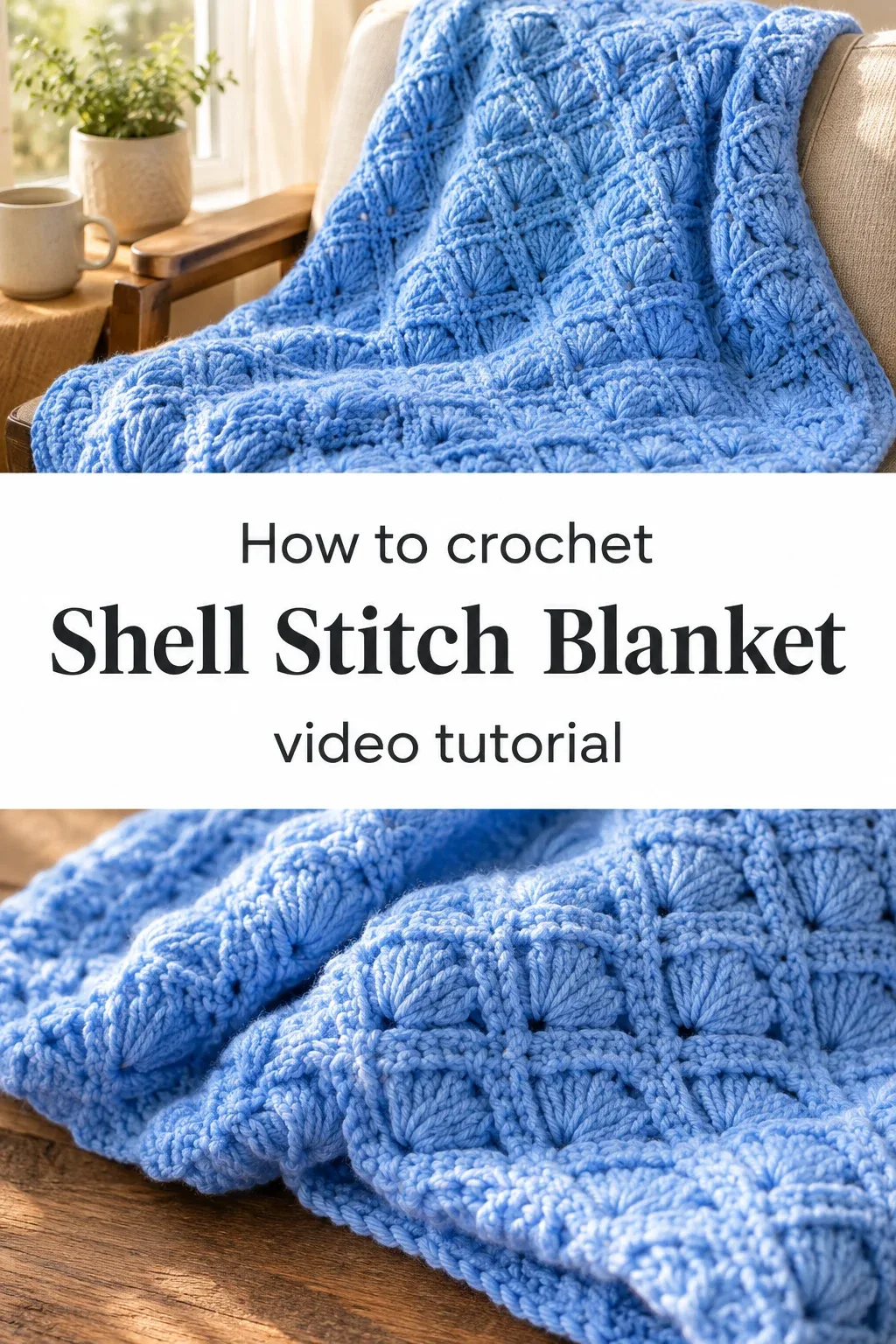 Crochet Shell Stitch Blanket: A Timeless Cozy Classic