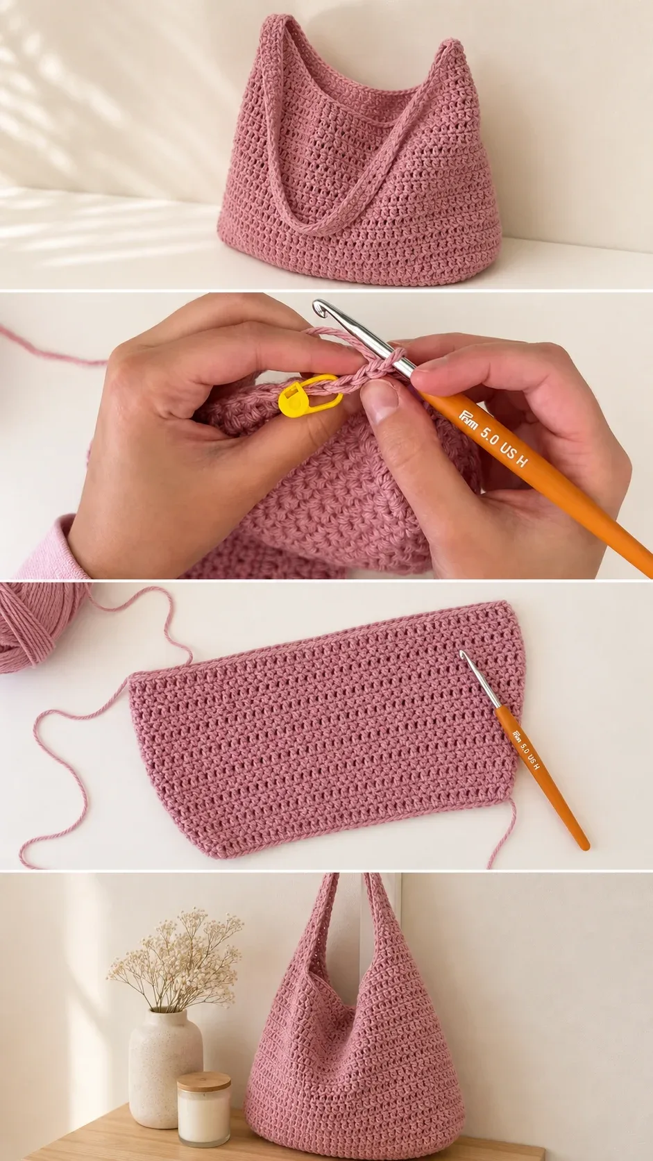 Crochet Slouchy Tote Bag: A Chic Everyday Essential pattern