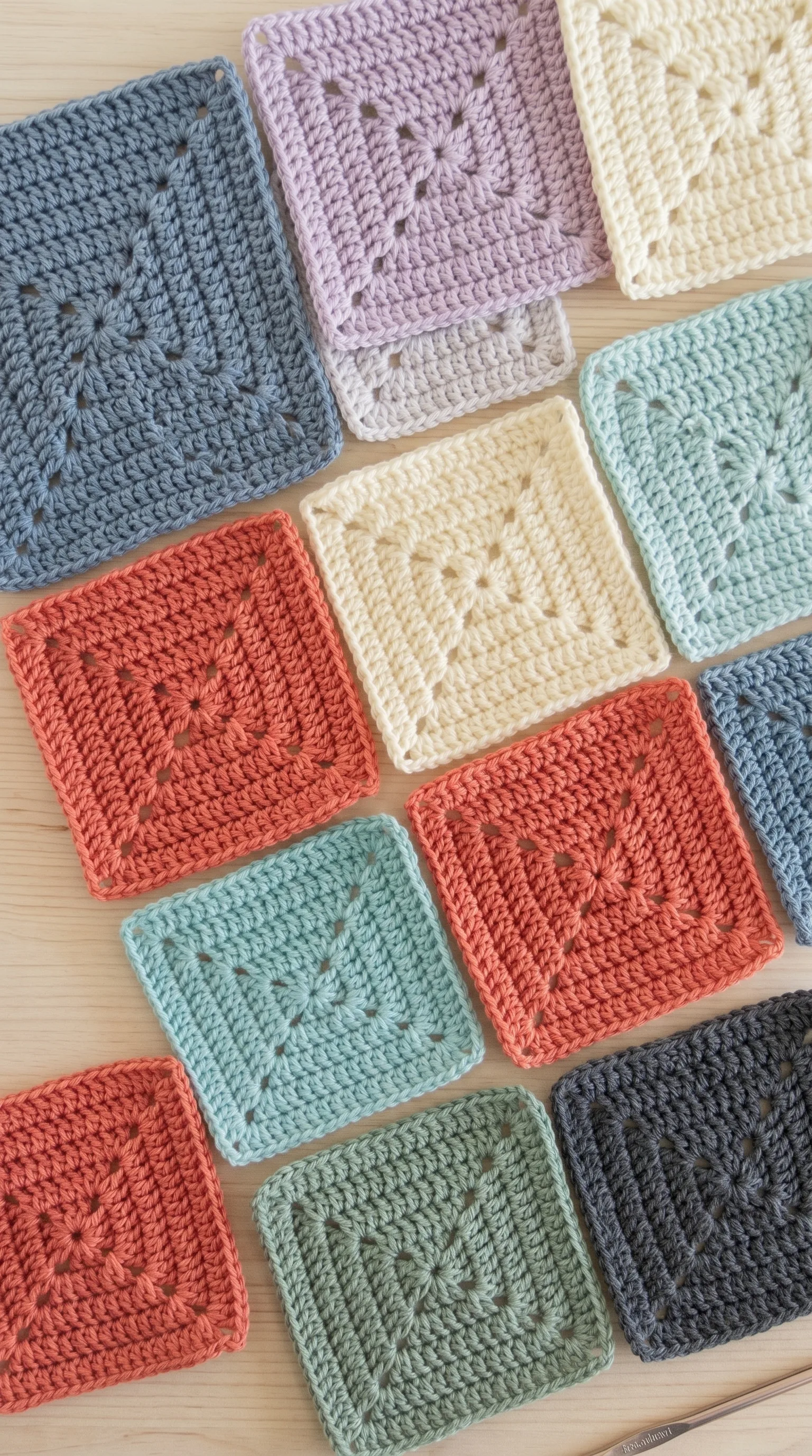 Crochet Solid Granny Square: A Timeless Classic
