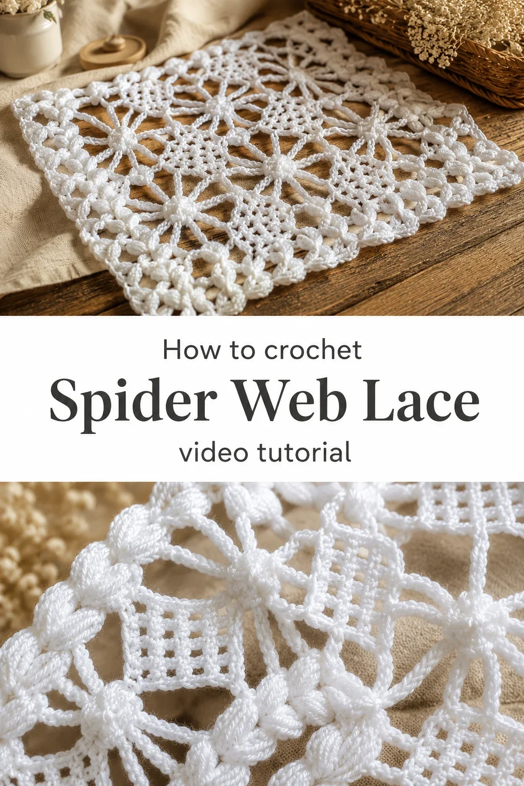 Crochet Spider Web Lace: A Delicate Timeless Treasure