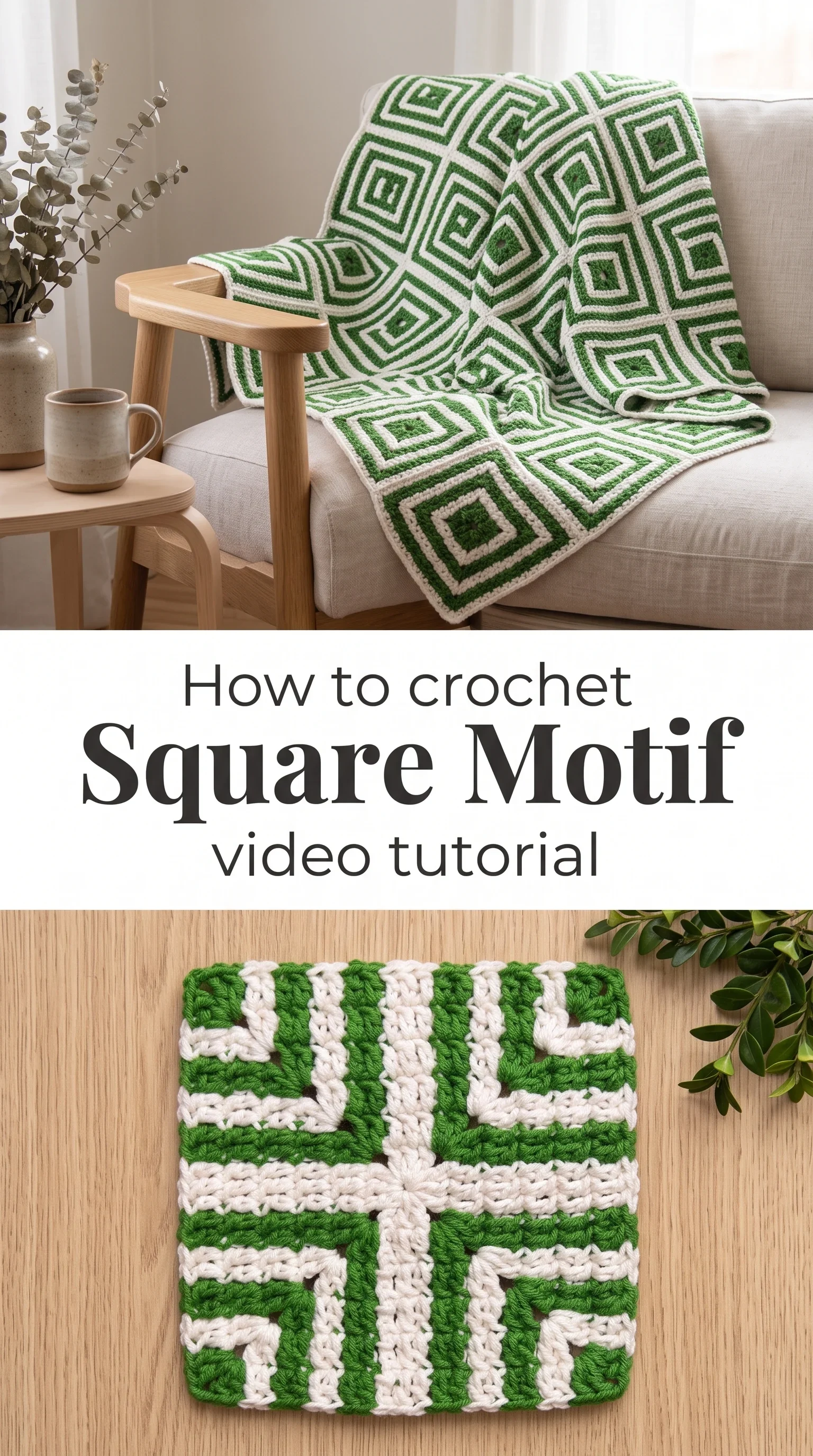 Crochet Square Motif: A Bold and Timeless Classic