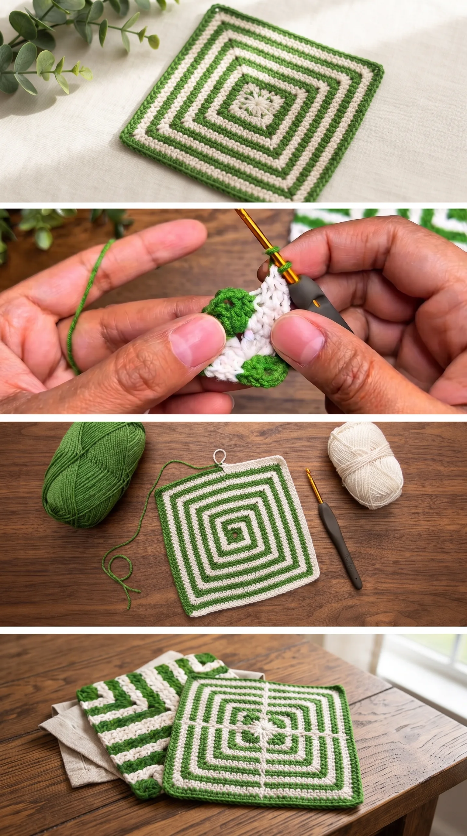 Crochet Square Motif: A Bold and Timeless Classic pattern