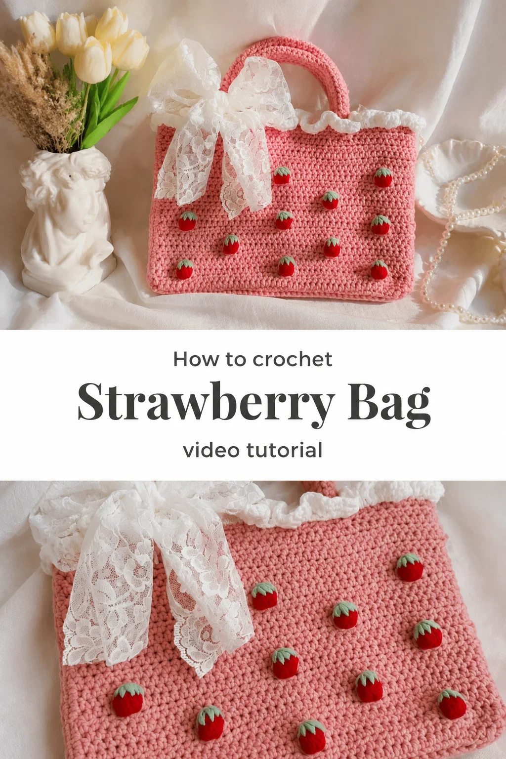 Crochet Strawberry Bag: A Sweet and Charming Accessory