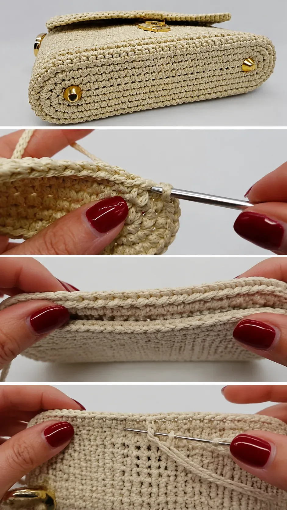 Crochet Structured Bag Base: A Chic Handmade Foundation pattern