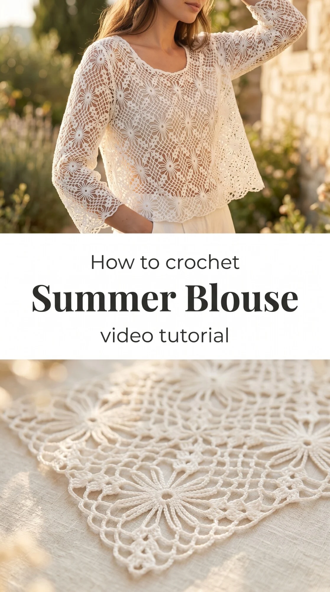 Crochet Summer Blouse: An Incredible Warm Weather Essential