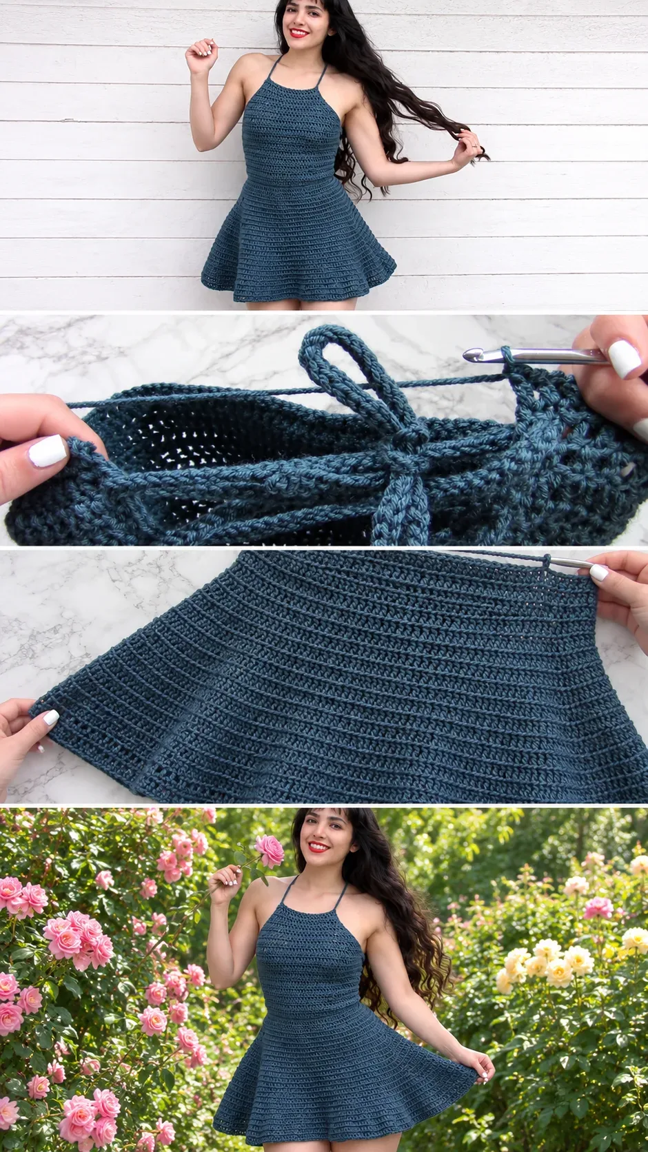 Crochet Summer Dress: A Breezy and Feminine Classic pattern