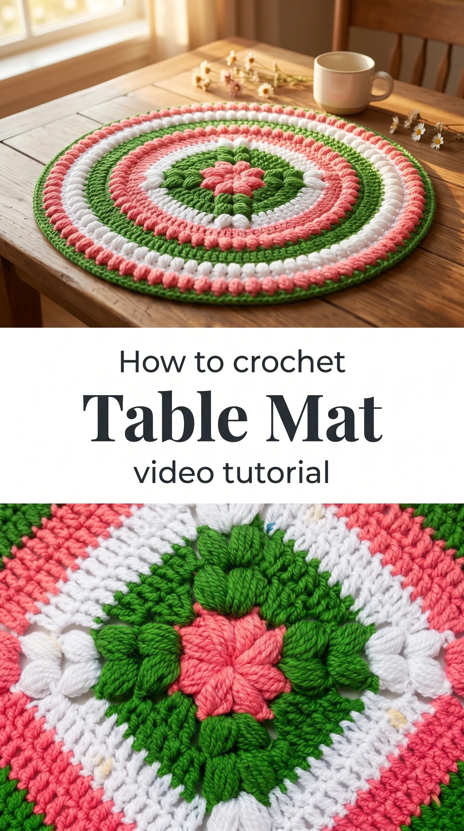 Crochet Table Mat: A Charming Decorative Essential