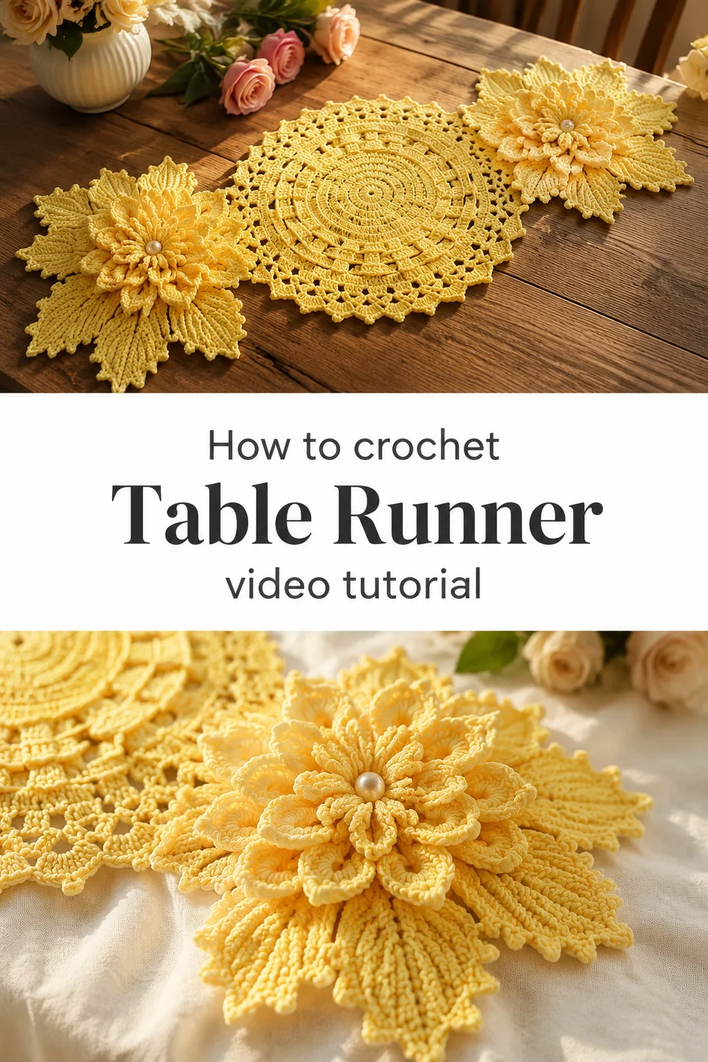 Crochet Table Runner: A Timeless and Elegant Centerpiece