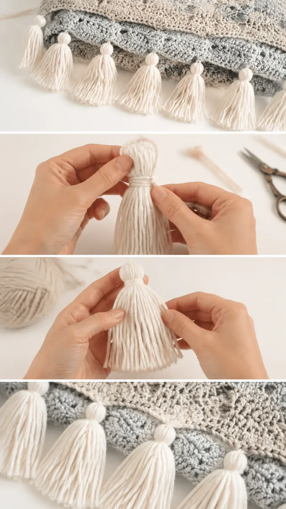 Crochet Tassels: A Charming Decorative Touch pattern