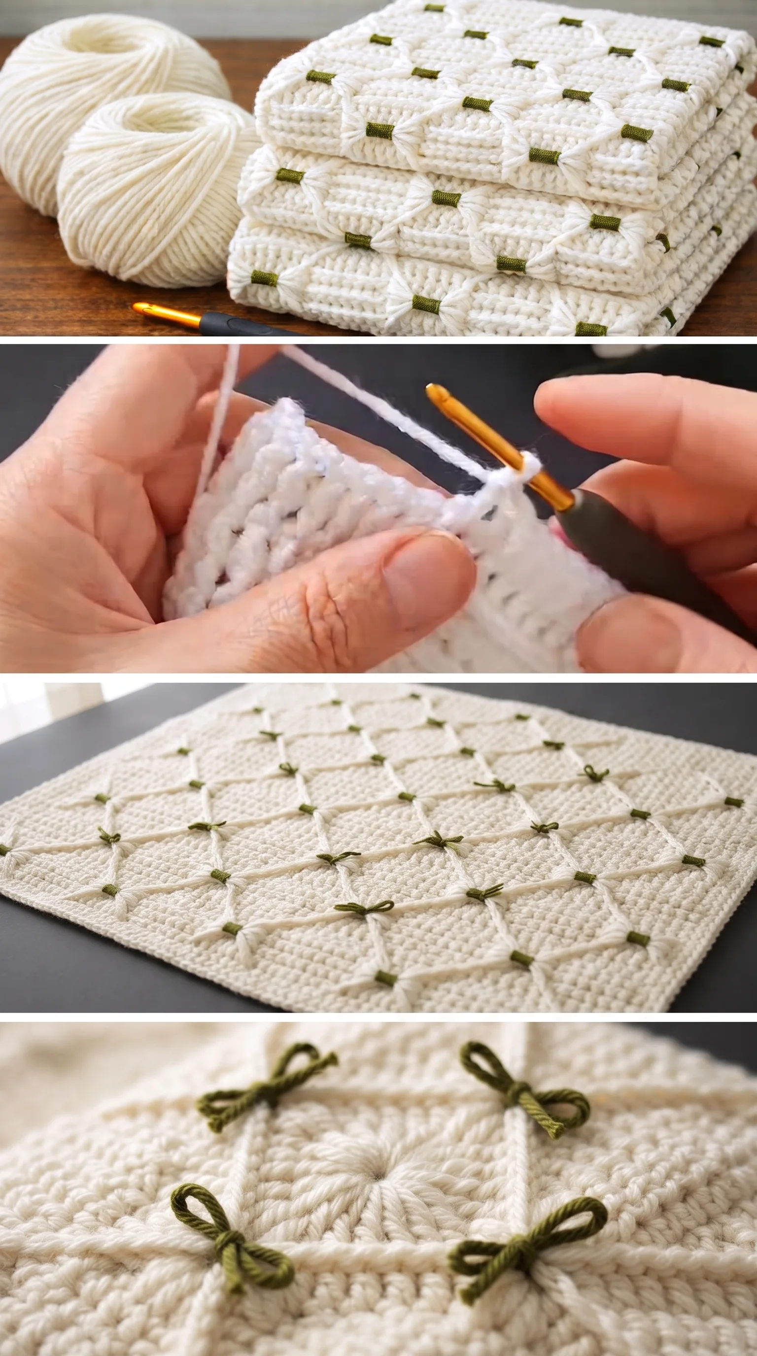 Crochet Textured Blanket: A Timeless and Luxurious Wrap pattern