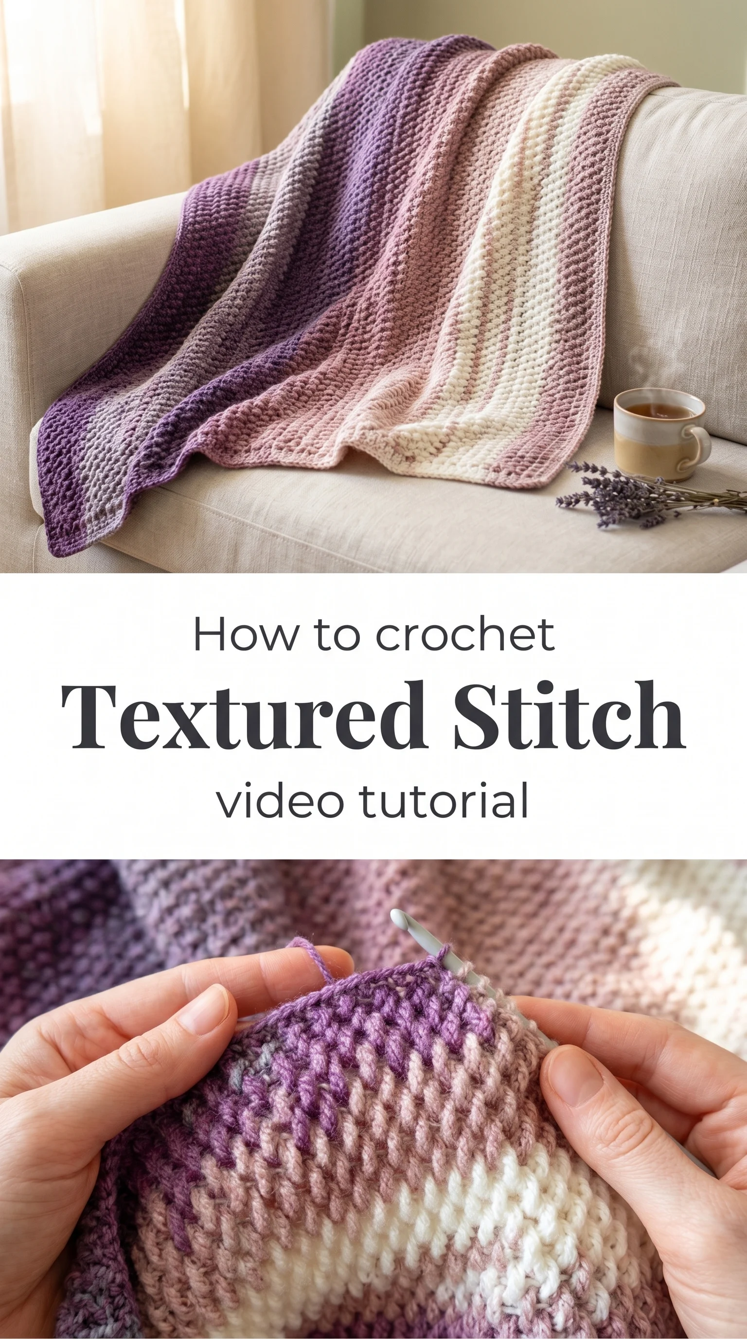 Crochet Textured Stitch: A Stunning and Simple Design