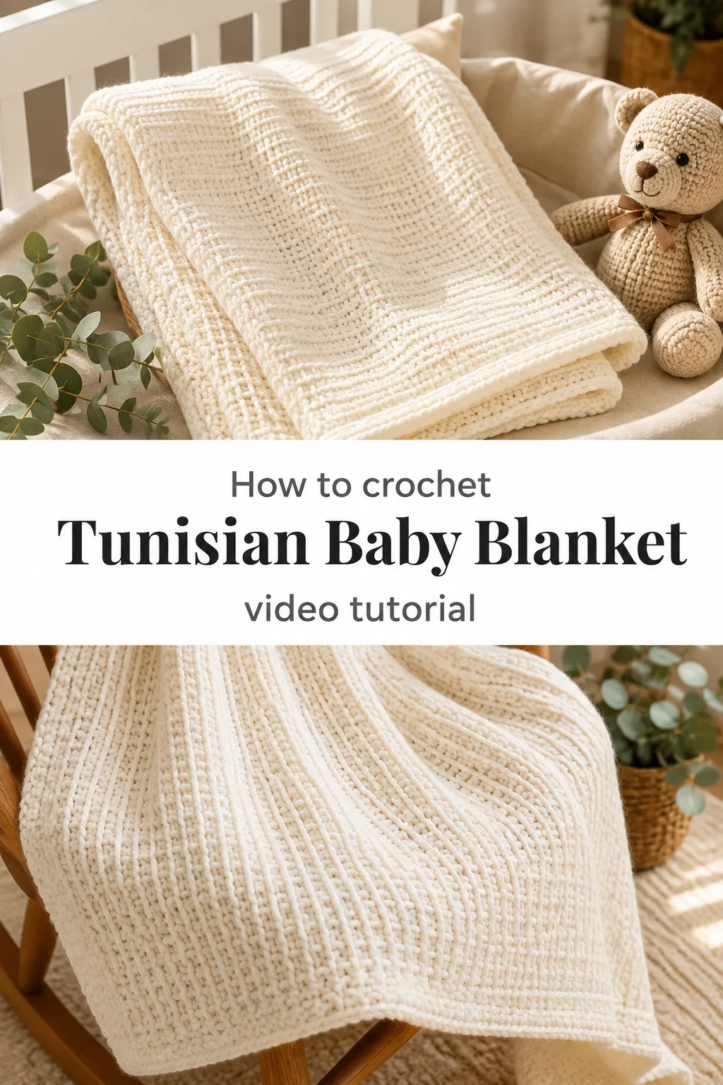 Crochet Tunisian Baby Blanket: A Soft and Timeless Wrap
